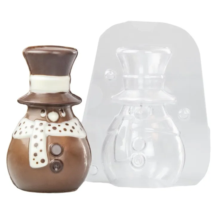 Moule à chocolat petit bonhomme de neige pour de douces figurines en chocolat