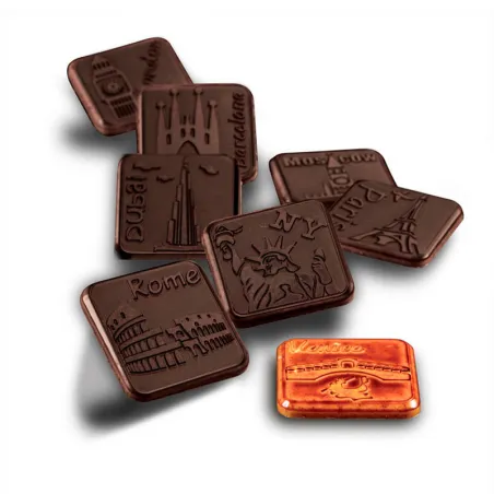 Stampo per cioccolatini Städtetrip, 24 pezzi