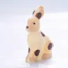 Chocolate mold sitting bunny for sweet chocolate figures
