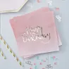 Tovaglioli di buon compleanno , 20 pezzi