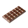 Tavolette di cioccolato con quadrato 5 pezzi