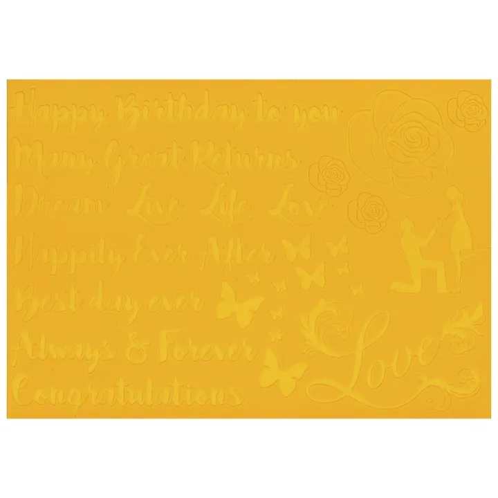 Tappetino in silicone per bordure Calligraphy Celebration per scritte eleganti