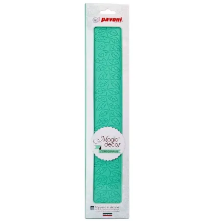 Tapis de bordures en silicone Rameau de feuilles pour des décorations raffinées