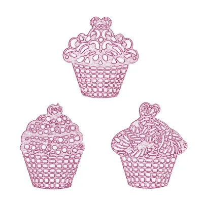 Silikondekormatte Cupcake für edle Dekorationen