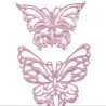 Butterfly silicone decor mat for elegant decorations