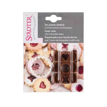 Set d'emporte-pièces Spitzbuben ondulés, 4 cm pour de délicieux biscuits