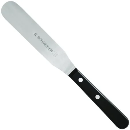 Medium spatula with wooden handle for spreading and lifting cakes