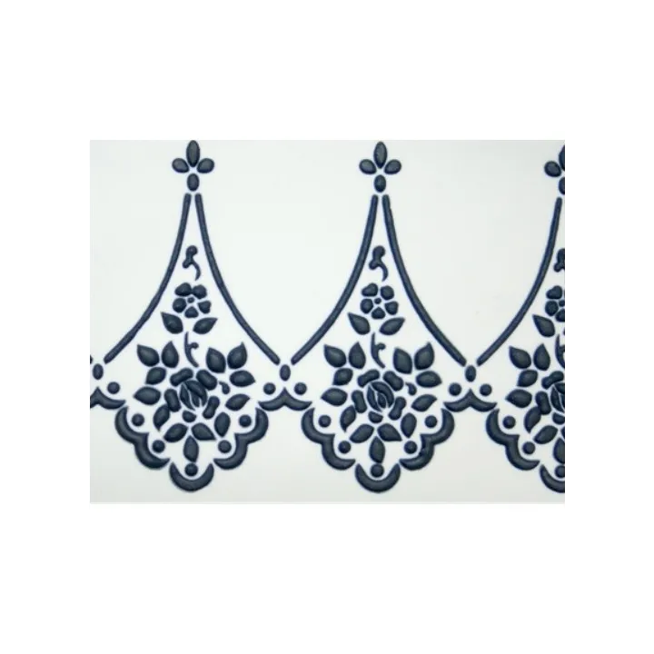 Alencon Lace Companion Stencil for elegant cake borders