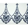 Alencon Lace Companion Stencil for elegant cake borders