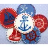 Sailor's Delight Stencils, Set of 3 for Great Decorations