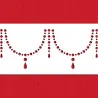 Pearl Necklace Stencil for Elegant Cake Borders