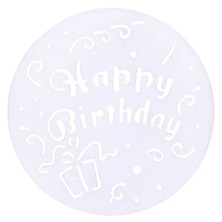 Stencil Party Mix, 4 pièces pour des décorations festives