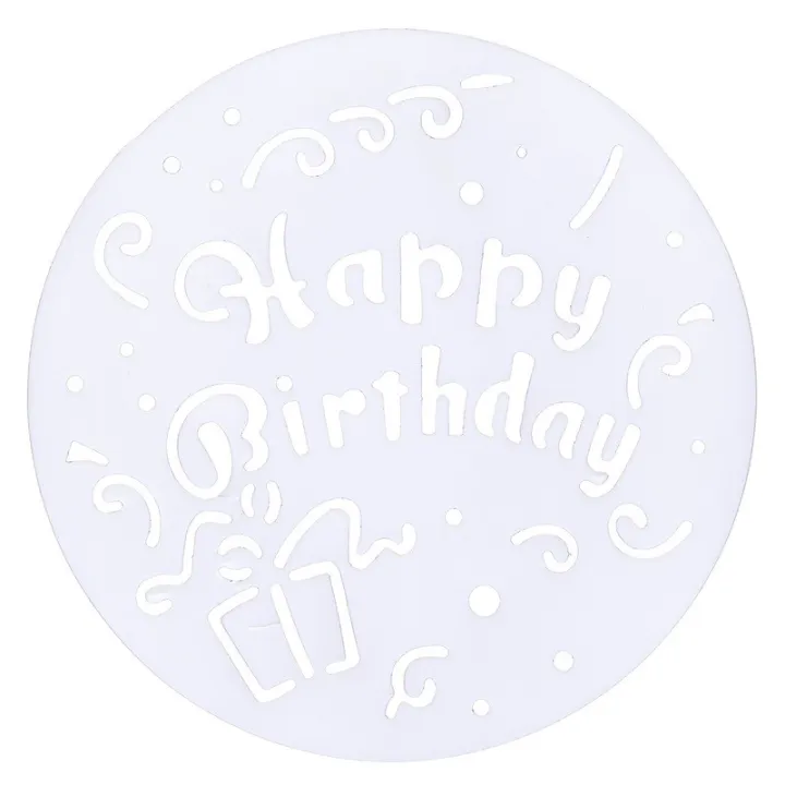 Stencil Party Mix, 4 pièces pour des décorations festives