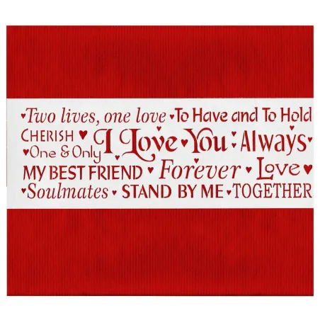 Stencil Words of Love per scrivere parole dolci sui vostri dessert