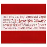 Stencil Words of Love per scrivere parole dolci sui vostri dessert