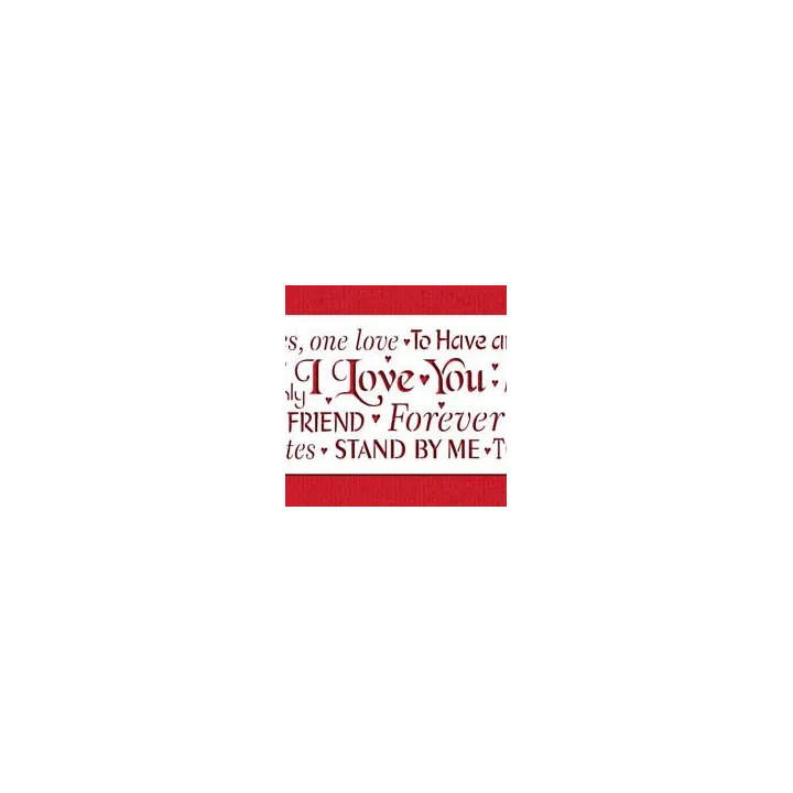 Words of Love Stencil for Sweet Messages on Your Desserts