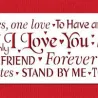 Words of Love Stencil for Sweet Messages on Your Desserts