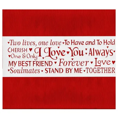 Stencil Words of Love per scrivere parole dolci sui vostri dessert