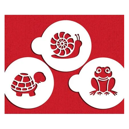 Petits animaux Stencil pour des motifs mignons et simples