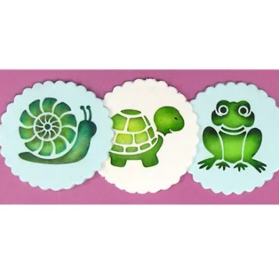 Little Animals Stencil for Sweet and Simple Motifs