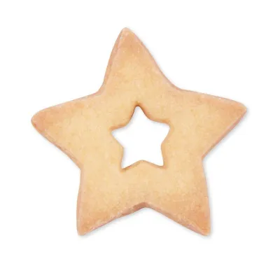 Ausstecher Stern in Stern