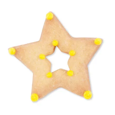 Ausstecher Stern in Stern