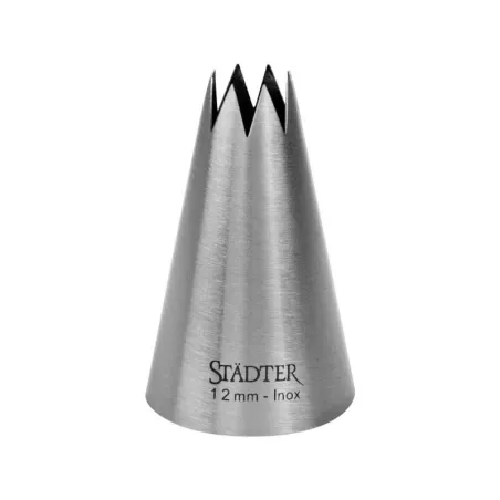 Douille en forme d'étoile 12 mm pour des décorations de gâteaux et des toppings de cupcakes fantastiques