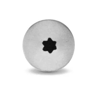 Douille en forme d'étoile 3 mm pour des décorations de gâteaux et des toppings de cupcakes fantastiques