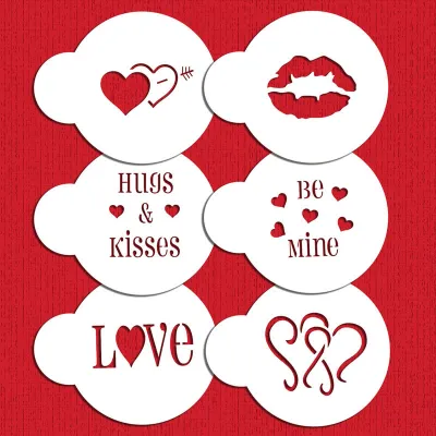 Love Stencils für süsse Worte und Motive auf Ihren Desserts