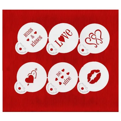 Love Stencils für süsse Worte und Motive auf Ihren Desserts