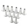 Set di bocchette a stella, 12 pezzi per splendide decorazioni di torte e topping per cupcake