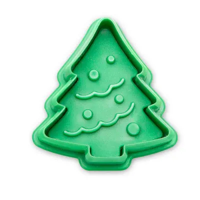 Ausstecher mit Auswerfer Tannenbaum für toll dekorierte Guetzli