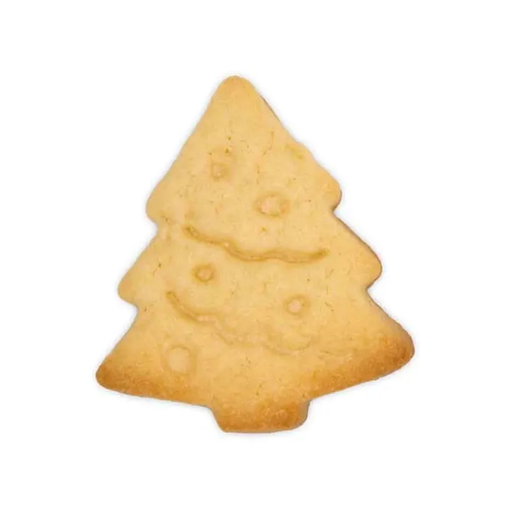 Cookie cutter with Christmas tree ejector for beautifully decorated biscuits