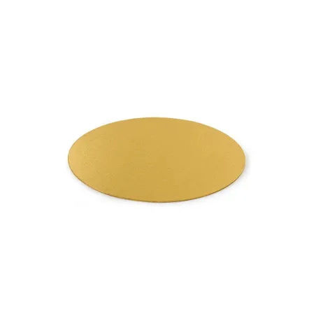 Piatto da torta rotondo oro Ø 18 cm