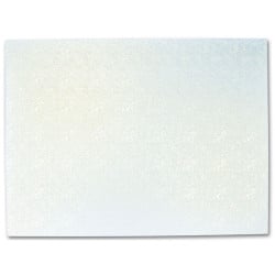 Tortenplatte Rechteckig Perlweiss 30 x 40 cm