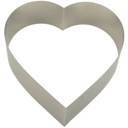 Anello per torte a cuore in acciaio inox per torte per i tuoi cari