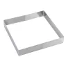 Fascia per torte quadrata 30 x 30 x 5 cm per torte e pan di Spagna raffinati