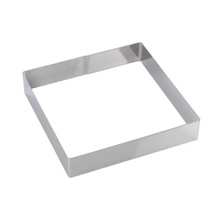 Square cake ring 26 x 26 x 5 cm for fine cakes and sponge cakes