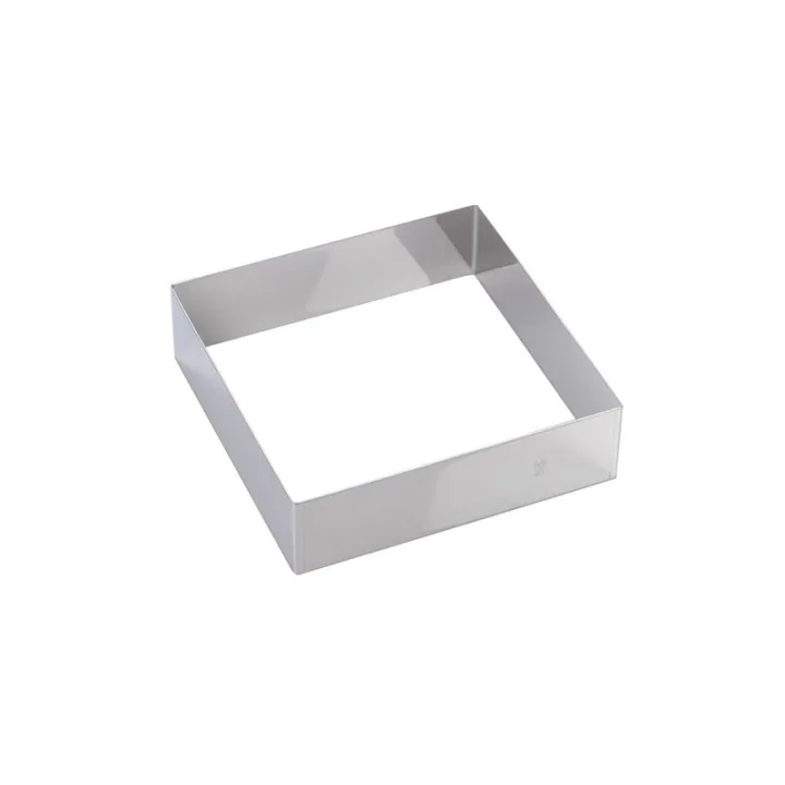 Anello per torte quadrato 18 x 18 x 5 cm per torte raffinate e pan di Spagna