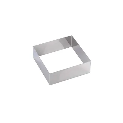 Tortenring Quadrat 14 x 14 x 5 cm für edle Torten und Biskuits