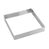 Tortenring Quadrat 28 x 28 x 5 cm für edle Torten und Biskuits