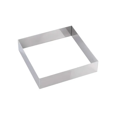Cercle à tarte carré 22 x 22 x 5 cm pour tartes et biscuits raffinés