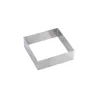 Anello per torte quadrato 16 x 16 x 5 cm per torte raffinate e pan di Spagna