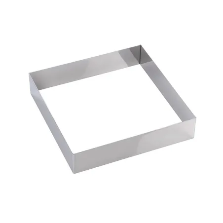 Cercle à tarte carré 24 x 24 x 5 cm pour tartes et biscuits raffinés