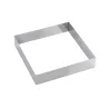 Square cake ring 24 x 24 x 5 cm for fine cakes and sponge cakes