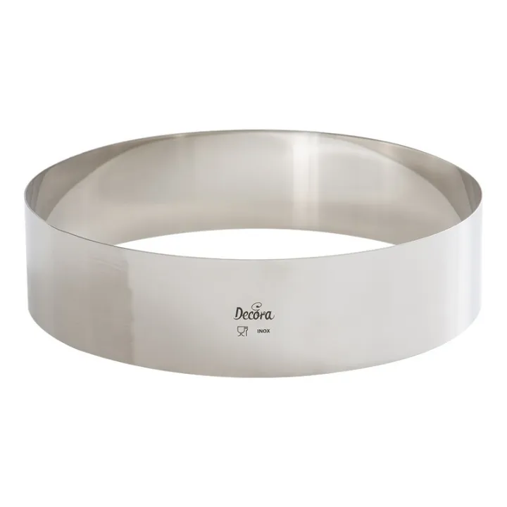 Cercle à tarte pour tartes et biscuits de 28 cm de Ø