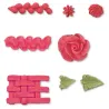 Set di bocchette 8 pezzi per diverse decorazioni sac à poche