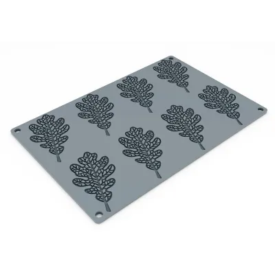 Silicone mold oak leaf