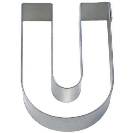Cookie cutter letter U