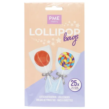 Emballage pour cake pops, 25 pièces